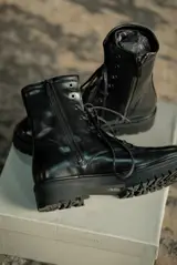 Thursday Thursday Boot Co. Black Combat Boots — foto 5
