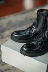 Thursday Thursday Boot Co. Black Combat Boots — foto 2