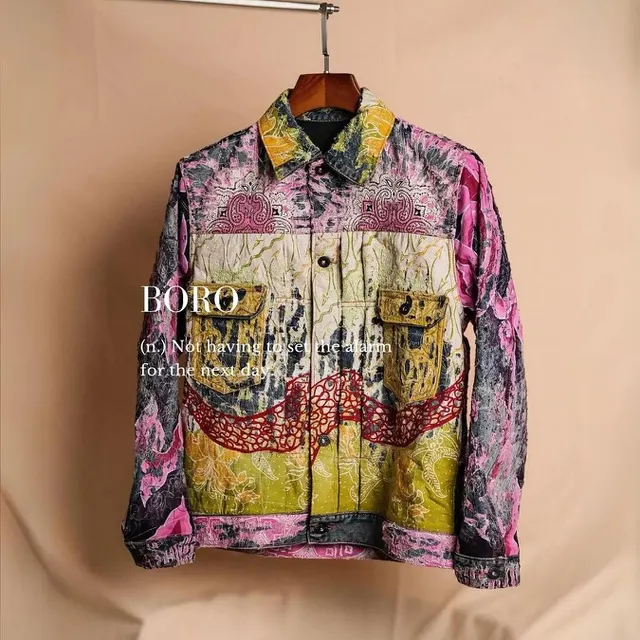 Levis Jaket Levis Custom Boro Sashiko Type 2