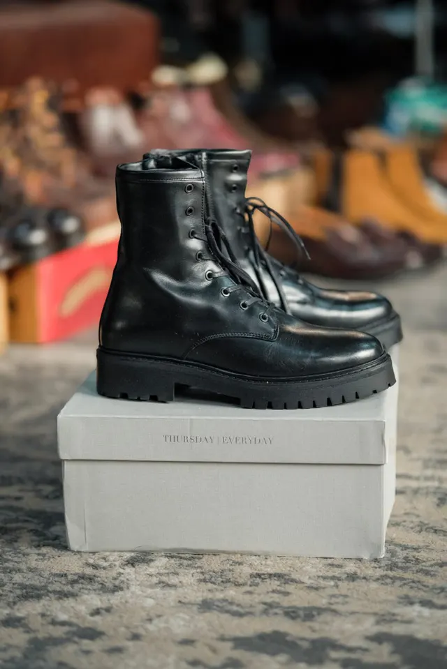 Thursday Thursday Boot Co. Black Combat Boots