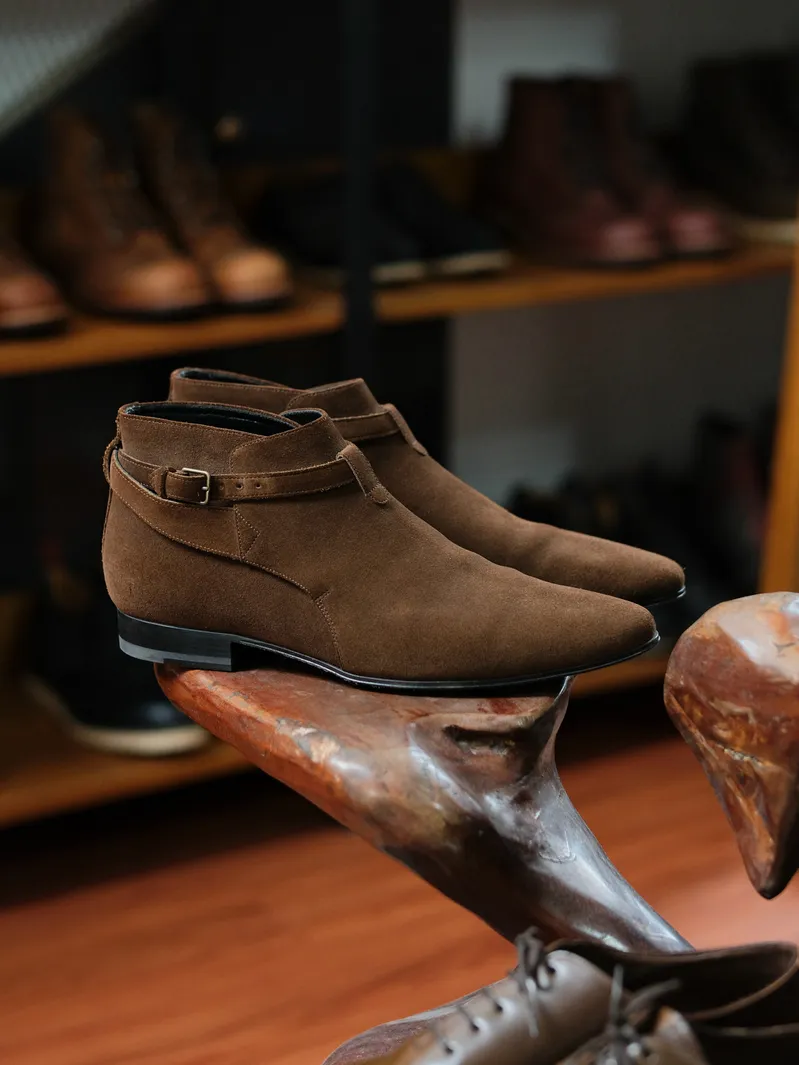 Saint Laurent Saint Laurent Jodhpur Suede Boot