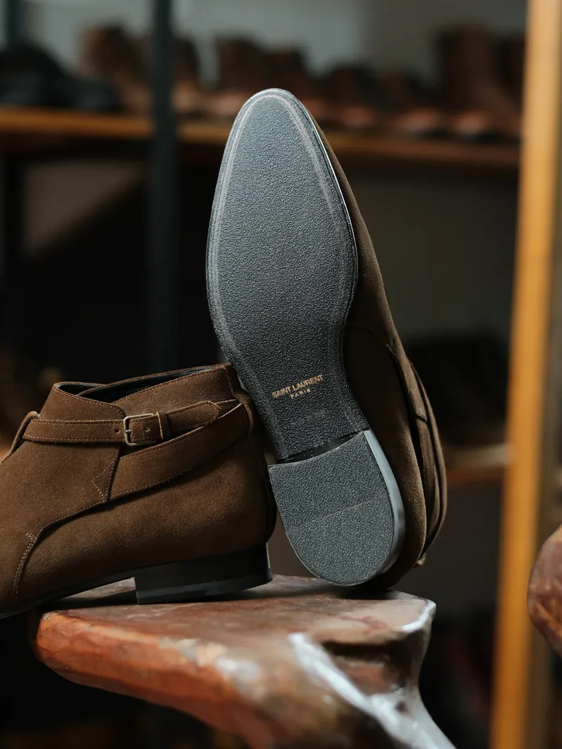 Saint Laurent Saint Laurent Jodhpur Suede Boot