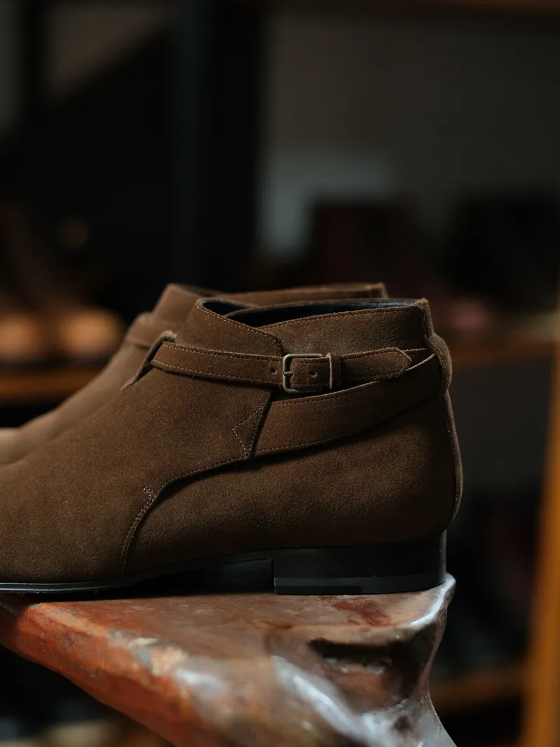 Saint Laurent Saint Laurent Jodhpur Suede Boot