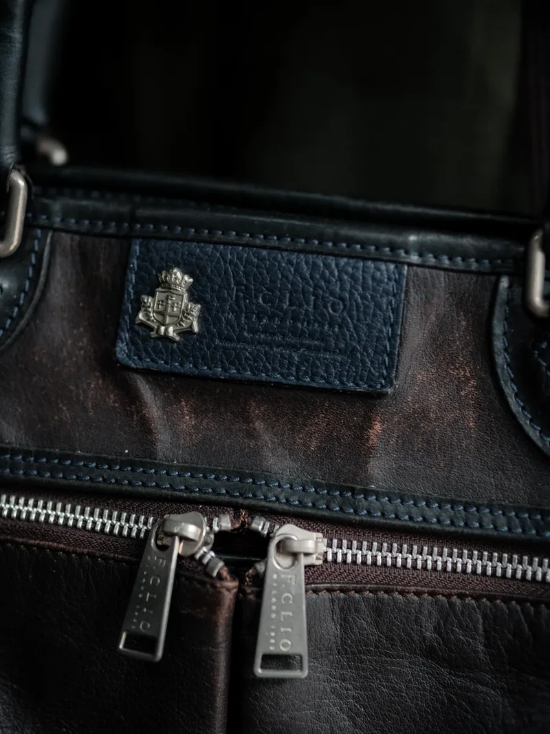 F Clio F Clio Briefcase Leather Bag