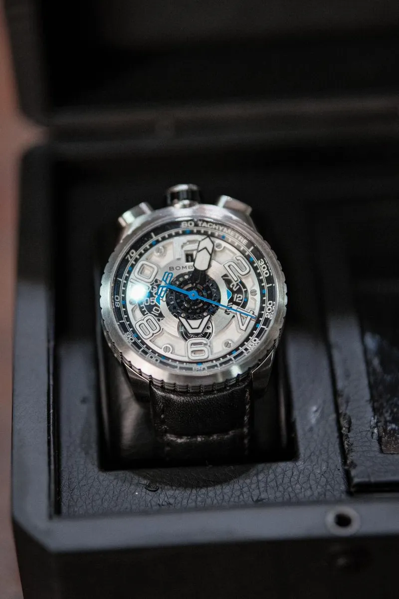 Bomberg Bomberg Bolt 68 Silver Automatic Chronograph