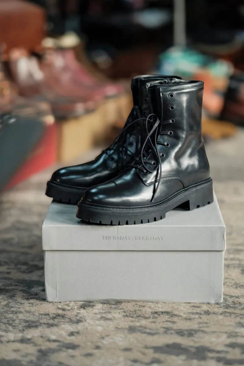 Thursday Thursday Boot Co. Black Combat Boots