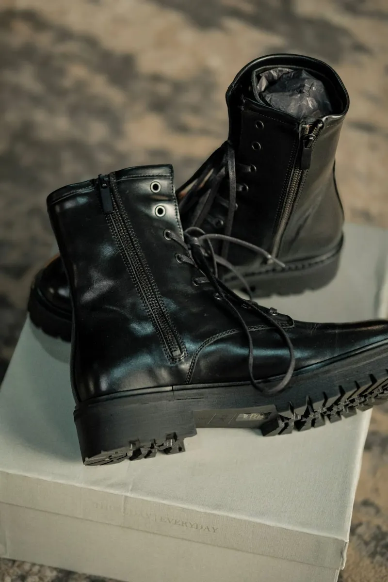 Thursday Thursday Boot Co. Black Combat Boots