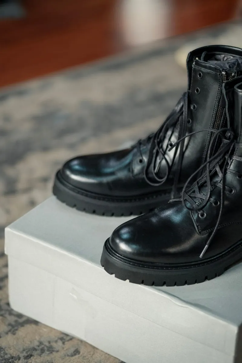 Thursday Thursday Boot Co. Black Combat Boots
